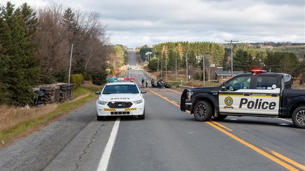 Collision mortelle à Frontenac: l'identité de la victime a été dévoilée