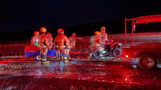 Un chasseur blessé sérieusement en tombant de sa cache