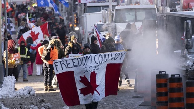 Le «convoi de la liberté» à Ottawa est choisi «Nouvelle de l'année au Canada»