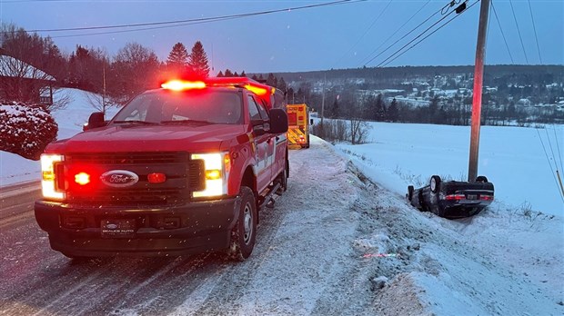 Cinq accidents mineurs en Beauce aujourd'hui