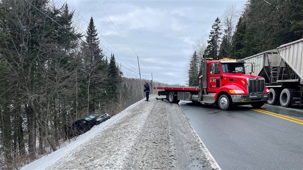 Une sortie de route à Saint-Martin