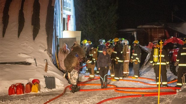 Incendie mineur sur une ferme à Frampton