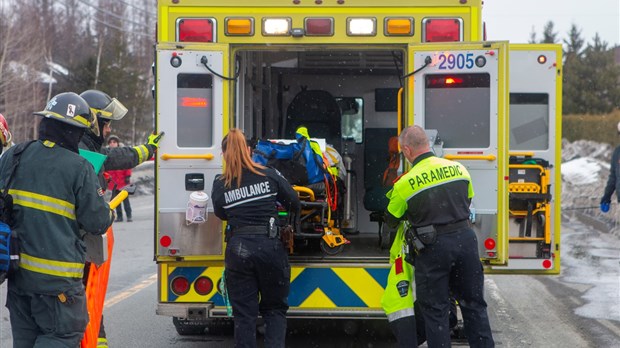 Accident à Saint-Georges: une personne blessée