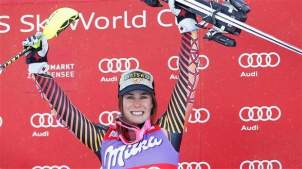 Marie-Michèle Gagnon dans les Alpes françaises pour la Coupe du monde