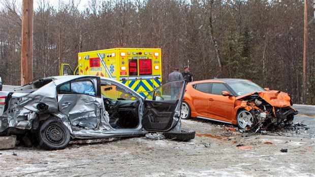 Deux accidents ont fait des blessés légers en Beauce ce matin