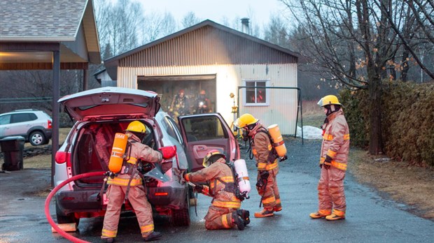 La rapidité d'intervention des pompiers permet de limiter les dégâts