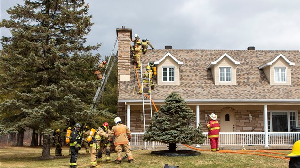 Début d'incendie à Frampton