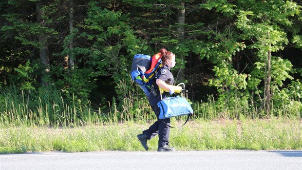 Les techniciens ambulanciers dans le feu de l'action