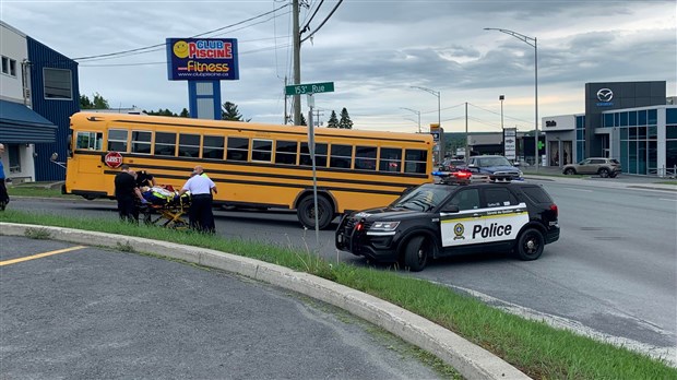 Une piétonne percutée par un autobus à Saint-Georges