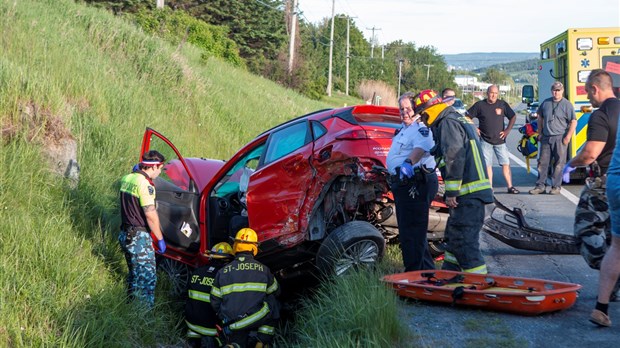 Collision à Saint-Joseph-de-Beauce