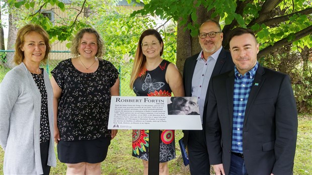 Inauguration du Parc Robbert-Fortin à Saint-Victor