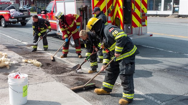 Déversement d'huile à Beauceville