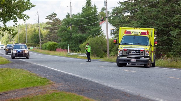 Un accident de motocross à Saint-René