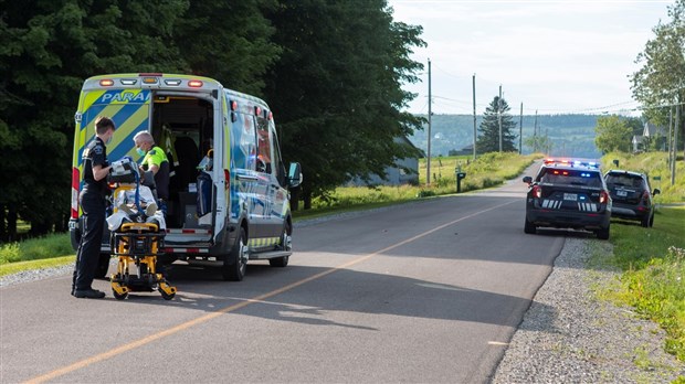 Un motocycliste de 10 ans blessé légèrement