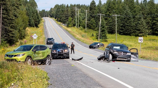 Accident à Saint-Georges: cinq personnes blessées