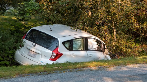 Deux blessés dans une sortie de route à Saint-Georges