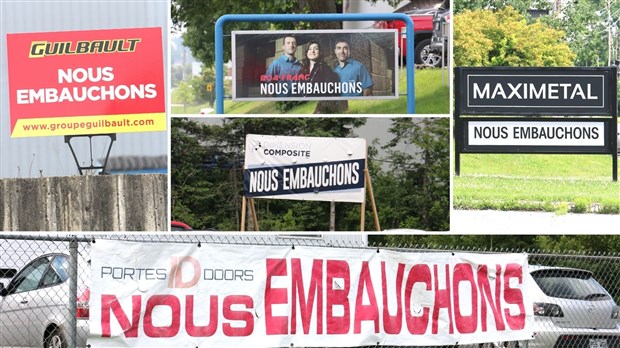 On compte 13 550 postes vacants en Chaudière-Appalaches