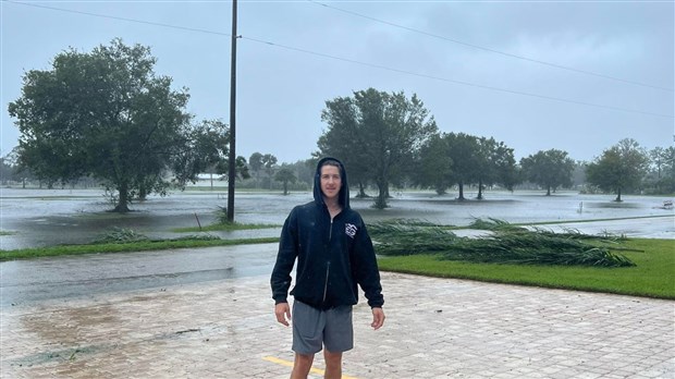 La famille Grenier en plein coeur de l'ouragan Ian