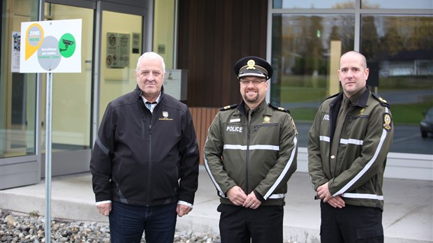 La Sûreté du Québec inaugure une zone neutre à Saint-Prosper