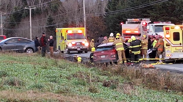 Accident majeur à Saint-Honoré