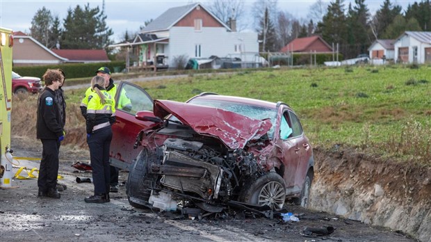 Accident à Saint-Honoré: des blessures importantes