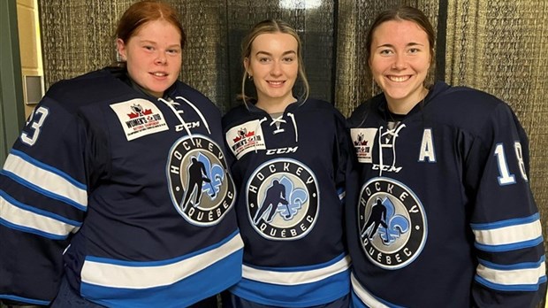 Hockey féminin: défaite en prolongation pour Équipe Québec