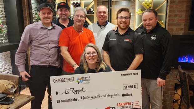 Un souper Oktoberfest qui rapporte plus de 14 000 $ au Rappel