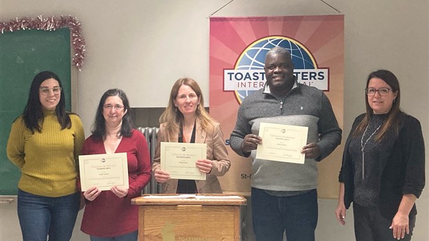 Club Toastmasters de Saint-Georges dévoile les résultats de ses concours de discours et d'improvisation