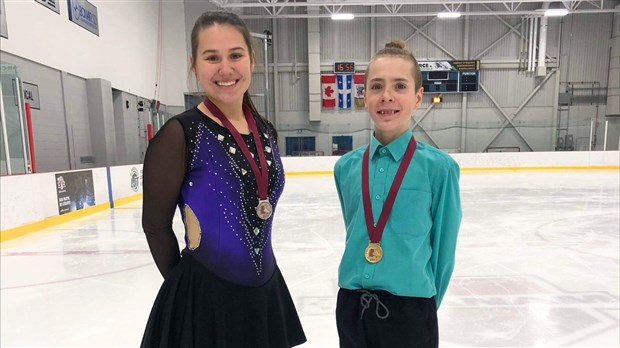 Deux médailles pour le Club de patinage artistique Axel