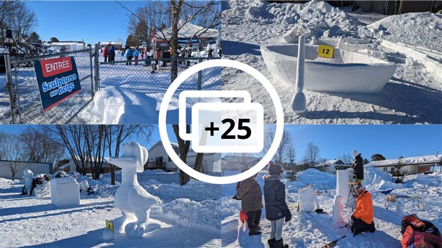 Retour en images sur le concours de sculpture sur neige