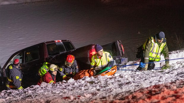 Une sortie de route a eu lieu la nuit dernière sur l'A73 Nord