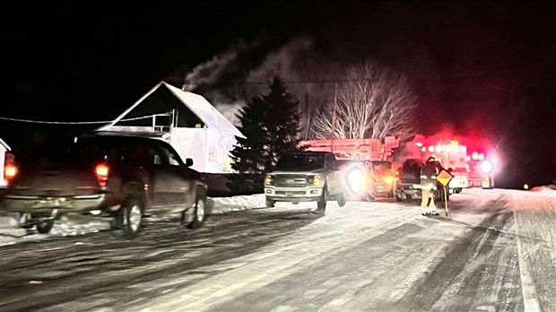 Un incendie dans une résidence de Lambton