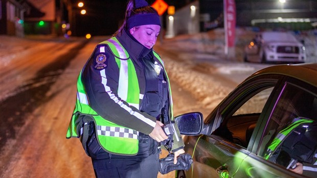 Quatre interventions pour alcoolémie au volant en Beauce-Sartigan