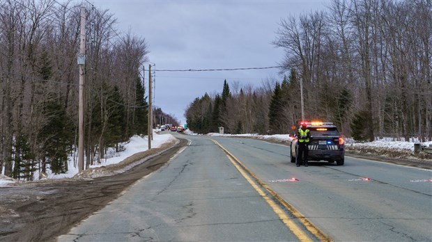 Accident à Saint-Frédéric: l'identité de l'homme décédé a été annoncée par la SQ