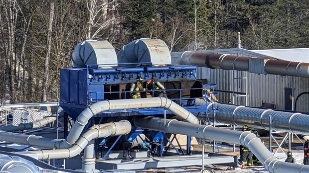 Début d'incendie à l'usine Manac à Saint-Georges