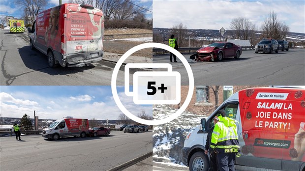 Un accident ce midi sur le boulevard Lacroix à Saint-Georges