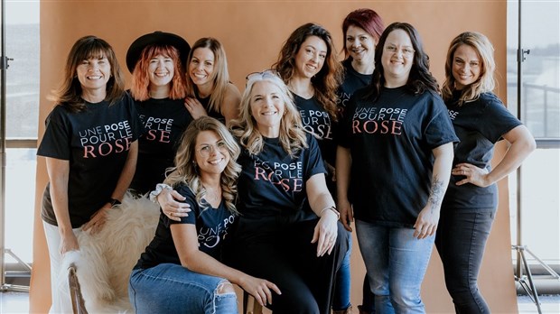 « Une pose pour le Rose » récolte 2 400$ à la cause du cancer du sein