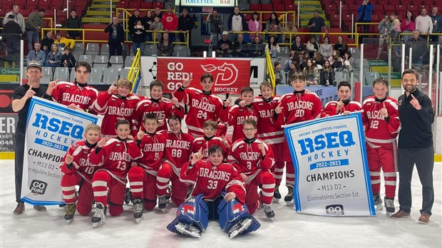 Hockey: trois équipes des Dragons aux championnats provinciaux