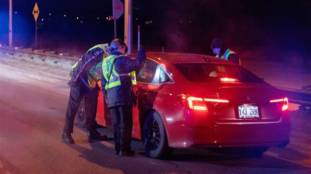 Plusieurs arrestations pour conduite avec capacités affaiblies en Beauce