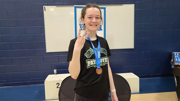 Badminton: Jessica Boutin remporte le bronze au championnat provincial