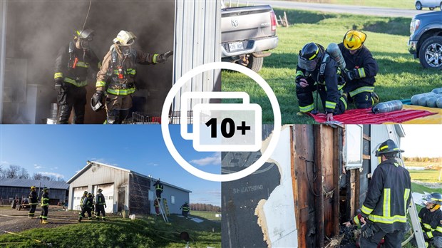 Feu de garage à Saint-Jules