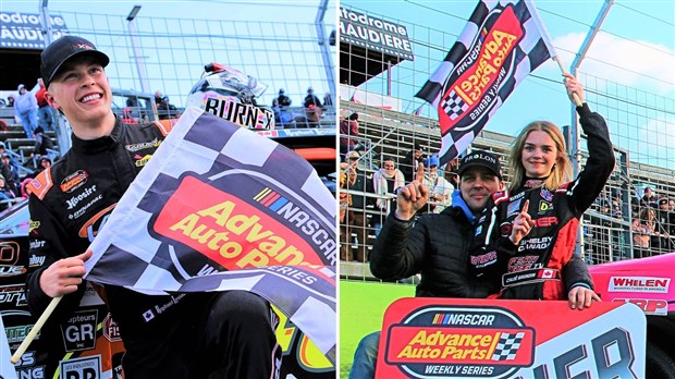 Les pilotes Raphaël Lessard et Chloé Grondin à l'honneur à l'Autodrome Chaudière