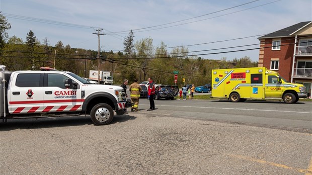 Trois véhicules impliqués dans un accident à Saint-Georges