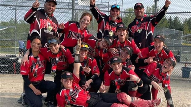 Softball: l'équipe féminine du Rocket de Chaudière-Appalaches victorieuse