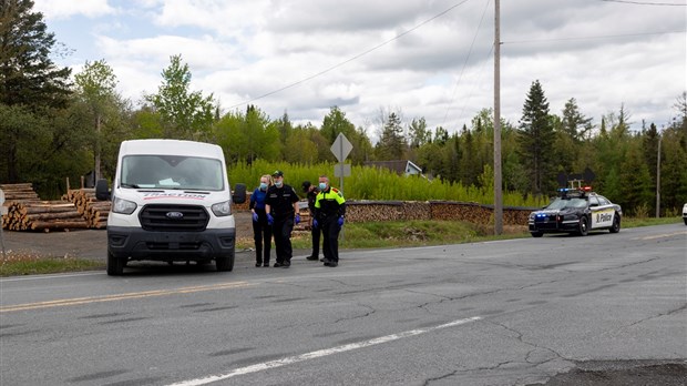 Accident sur la route 204 à Saint-Georges