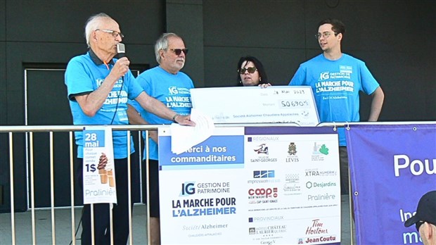 Plus de 50 000 $ récoltés à la Marche pour l'Alzheimer