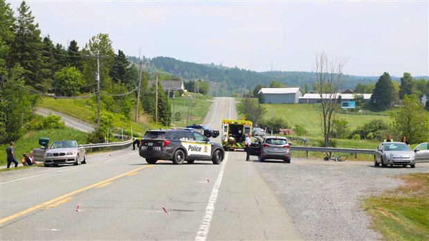 Un accident de la route à Saint-Joseph