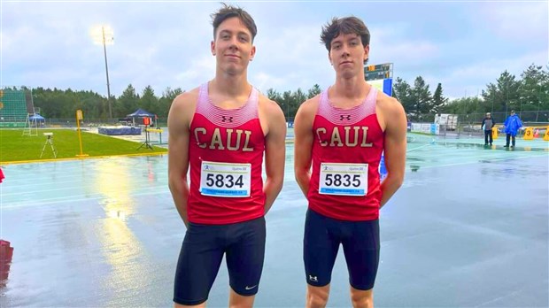 Athlétisme: des jumeaux beaucerons excellent au Championnat québécois junior