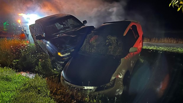 Un accident survenu hier soir a fait un blessé grave 