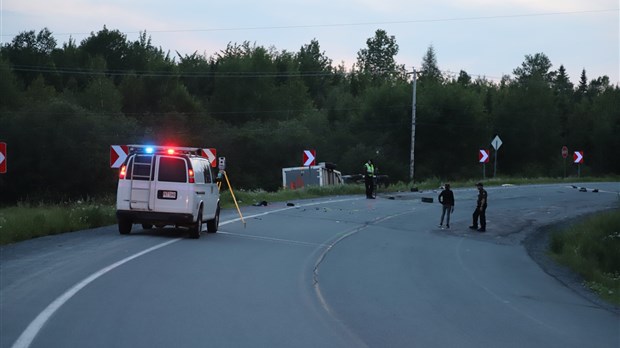 Accident à Beauceville: l'identité des victimes confirmée par la SQ